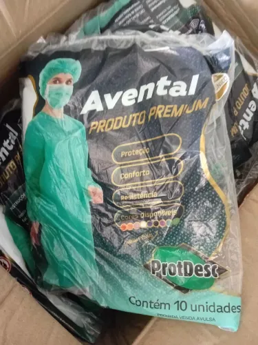 Avental descartável mais 100 un