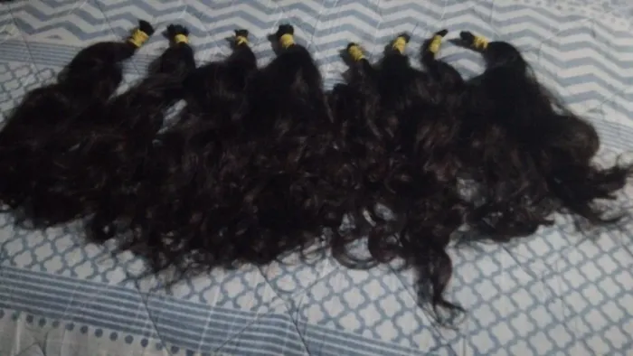 Vendo cabelo humano 400g 50 centímetro 600