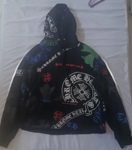 Moletom Chrome Hearts - Stencil Black