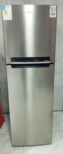 GELADEIRA MIDEA FROST FREE INVERTER 425L INOX - 220V 