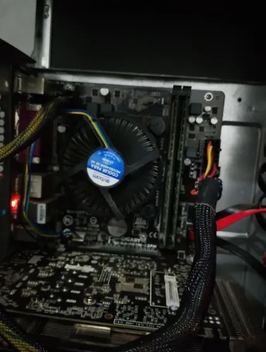 Kit upgrade placa mãe ga-h81m-s2ph memória ram ddr3 8gb e processador com cooler i7 4770