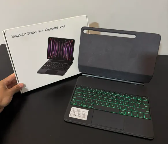 Capa Teclado para Galaxy Tab S7, S8, S9 e S10