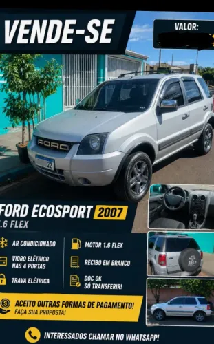 Ford Ecosport XLT 1.6/ 1.6 Flex 8V 5P 2007