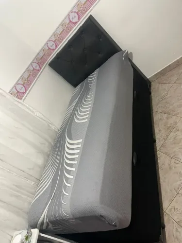 Cama de solteiro box baú 