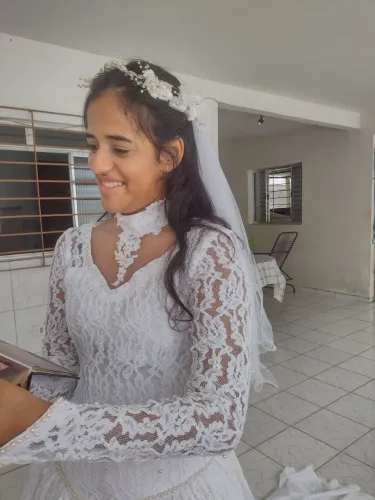 Vestido de noiva completo
