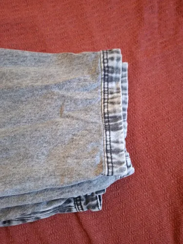 Calça Jeans Youcom Wide Leg Cargo Cinza Estonada - Tam. 38 | Excelente Estado - USADO