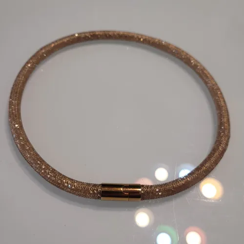 Pulseira Swarovski Stardust original bege