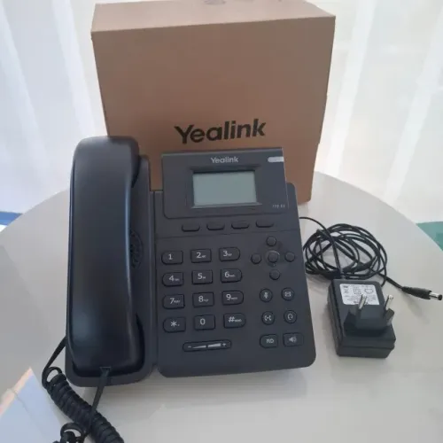 Telefone Ip Yealink  T19p e2 Preto