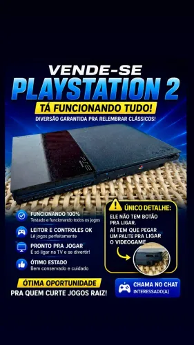 PLAYSTATION 2 SLIM À VENDA