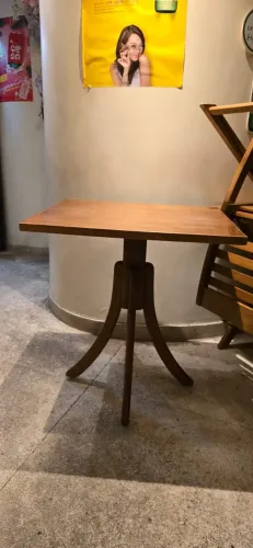 5 Mesa Firenzzi para Restaurante 60x70 cm - Madeira Maciça