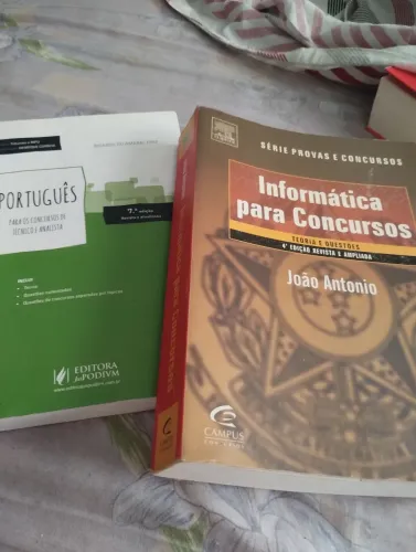 Livro de Portugues e informática para concurso