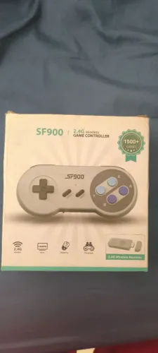 Video Game Retrô SF900 Super Nintendo 1500 jogos + 2 controles s/ fio Otimo Qualidade