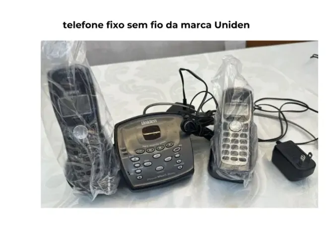 telefone fixo sem fio da marca Uniden