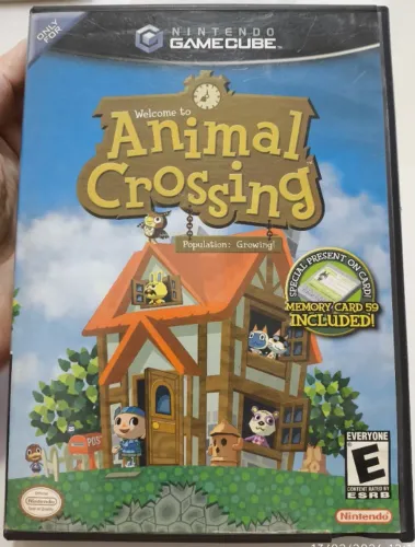 Animal Crossing USA - Game Cube - completo na caixa (CIB) - com memory card