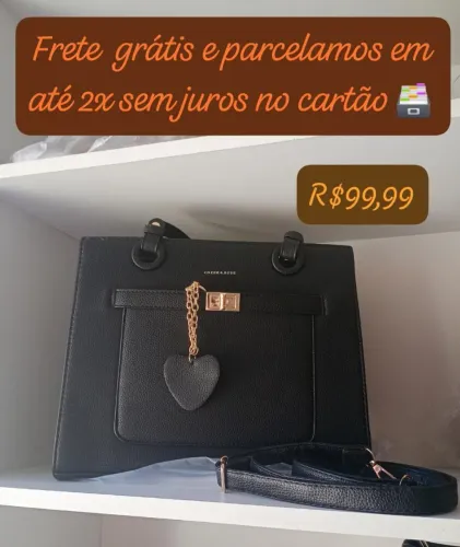 Frete grátis e parcelamos em até 2x sem juros no cartão, bolsas com estilo