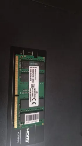 Memória RAM Kingston 16GB DDR4 3200MHz para Notebook