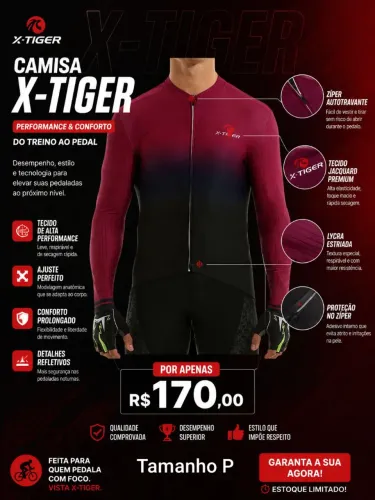 Camisa ciclismo Xtiger