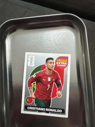 Figurinha Copa cristiano Ronaldo Prata 