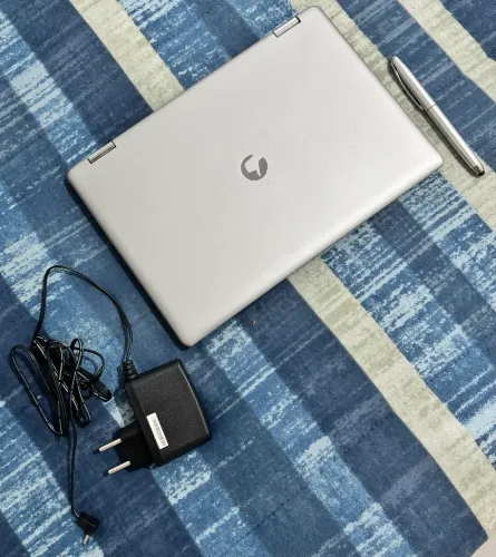 Notebook 2 em 1 Touchscreen com Caneta - Prático e Portátil!