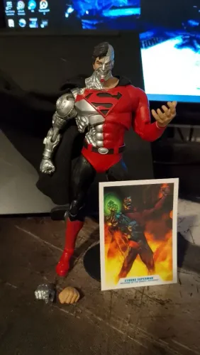 superman ciborgue - mcfarlane 