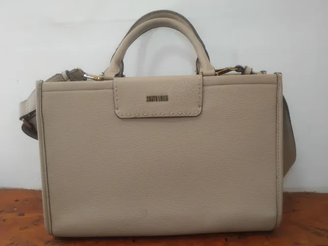 Bolsa Santalolla (bege claro) Seminova | 35x25x12 cm