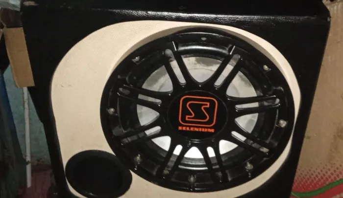 Subwoofer JBL Selenium 10 Pol - 10sw14 a - 4+4 Ohms - 500w todo filé