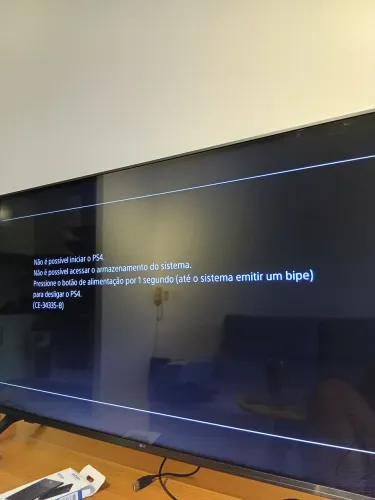 Ps4 erro na tela 