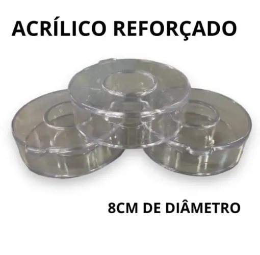Pote de Acrilico Resistente