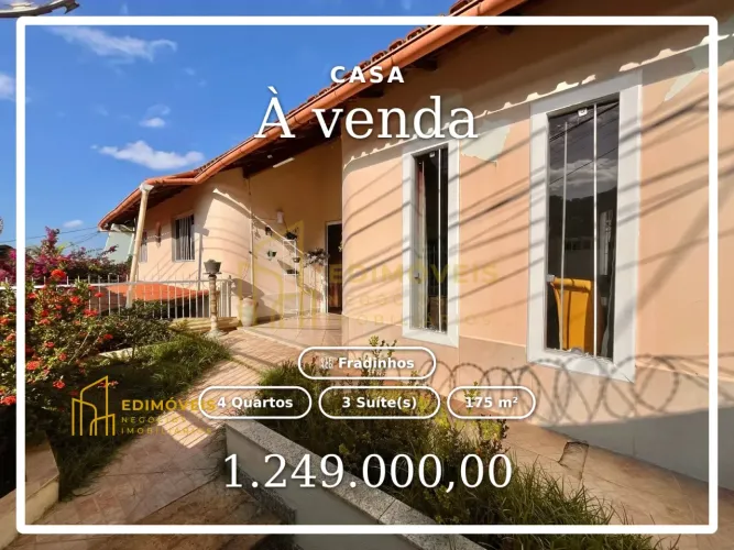 Venha Conhecer Esta Casa em Fradinhos com Vista e Tranquilidade