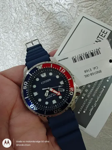 Relógio Citizen automático Marine novo completo 