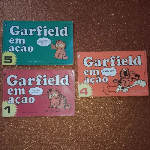 Gibi Garfield em Ação volumes 01,04 e 05
