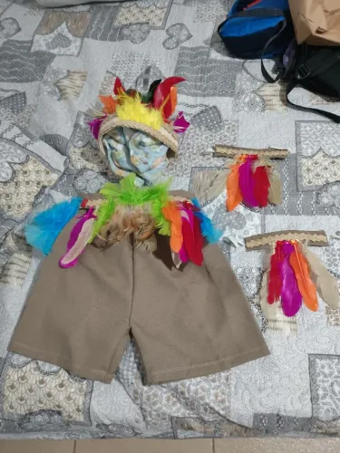 Roupa de índio menino 5/7