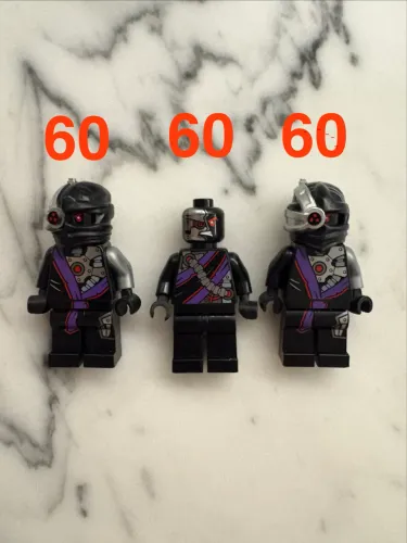 Lego Minifiguras Ninjago 3x - Nindroid Warrior