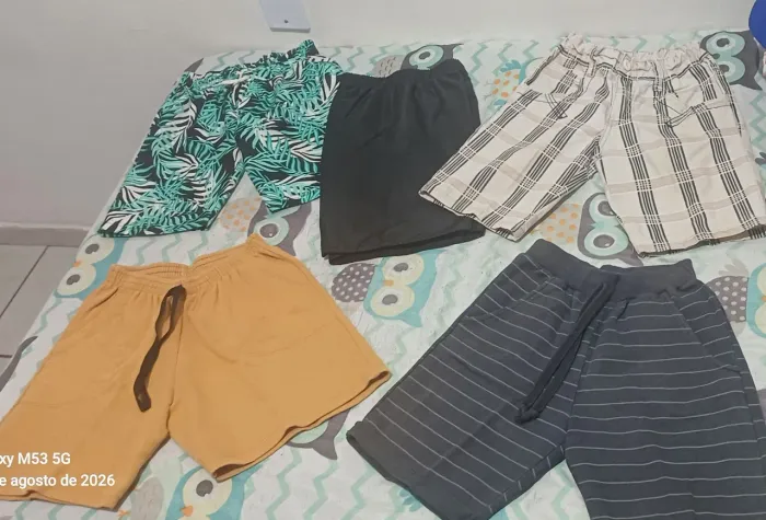 Lote de roupas infantis 12 peças como marca de uso em bom estado tamanhos 4 e 6 anos