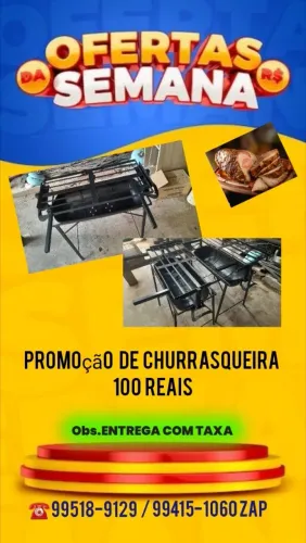 Vendo Churrasqueira de ferro 