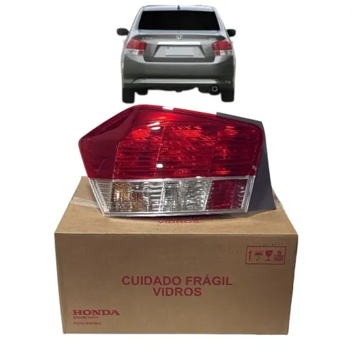 LANTERNA LADO ESQUERDO HONDA CITY 2010 a 2012 ORIGINAL HONDA