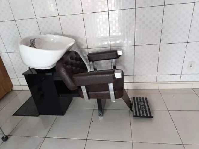 Kit cadeira + lavatório salao