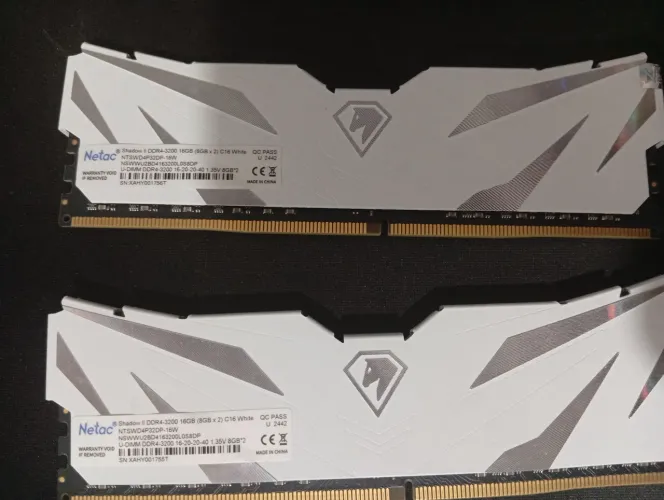 Memória ram ddr4 16gb (2x8) NETAC 3200mhz TOP