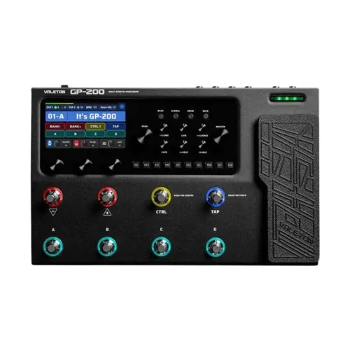 Valeton GP200 Pedaleira Multi-Efeitos para Guitarra, Violão e Baixo