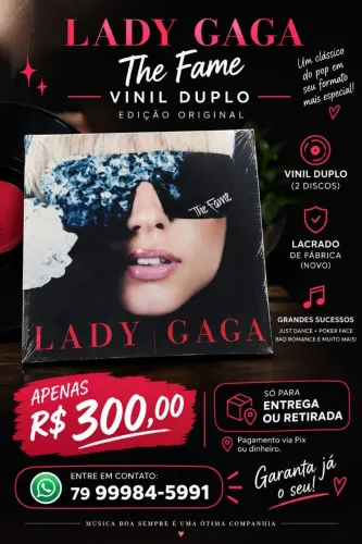 Lady Gaga vinil lp duplo