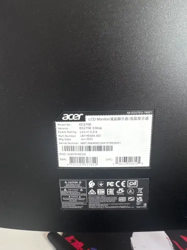 165hz 750$ ainda no plástico! Pouco tempo de uso