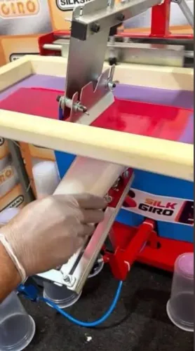 Impressora Siregrafia semi automática de copos (aceito troca)