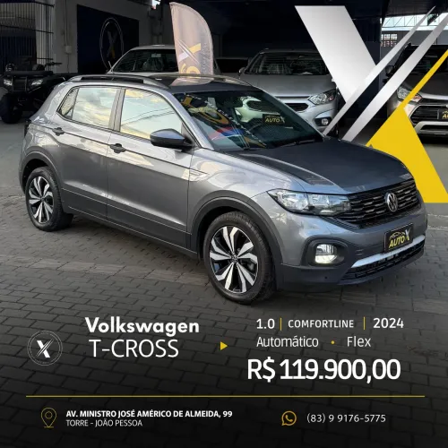 Volkswagen T-Cross Comfortline 1.0 TSI Flex 5P Aut. 2024