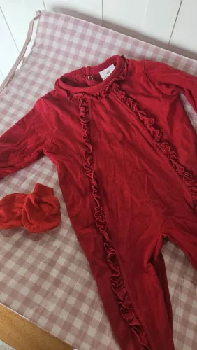 Kit 6 peças bebê Vermelho