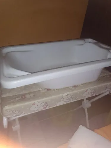 Banheira com trocador
