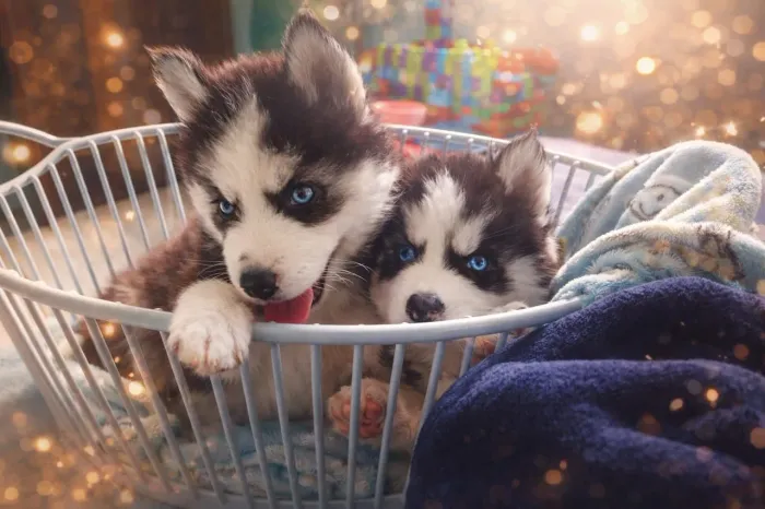 Macho Husky Siberiano