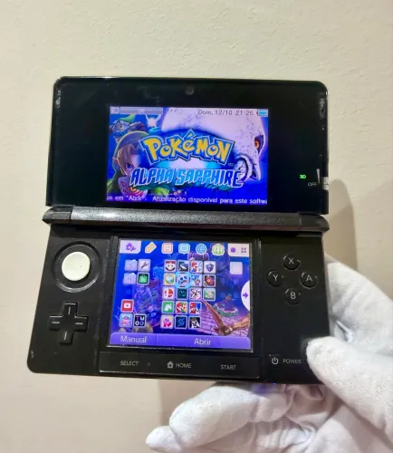 Nintendo 3ds Old Preto Desbloqueado- Envio Olx Pay
