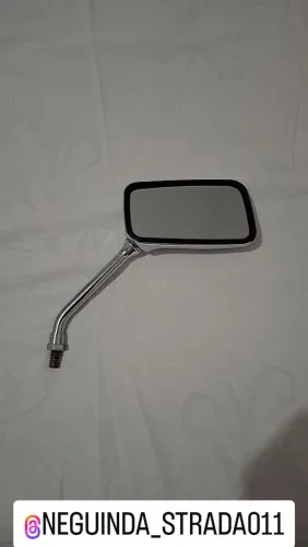 Retrovisor Direto Cromado CB 300 Original 