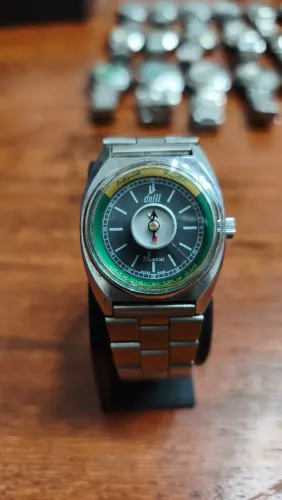 Relógio Dalil Special Automático Verde Amarelo 