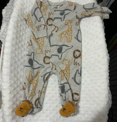 Macacão Carters 3-6 meses em fleece